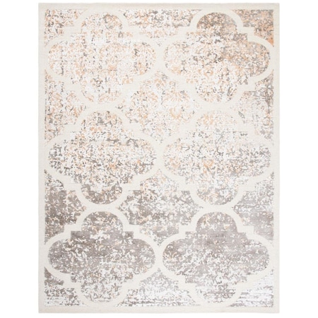 Safavieh 9 x 12 ft. Artistry 600 Hand Tufted Rectangle Area Rug, Ivory & Gold ARR668D-9